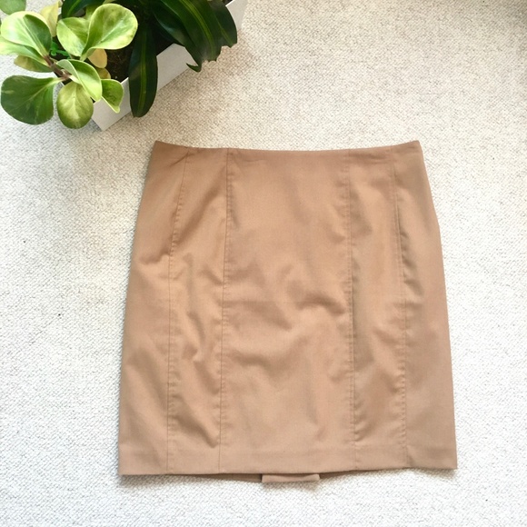 Express Dresses & Skirts - Express camel seamed skirt